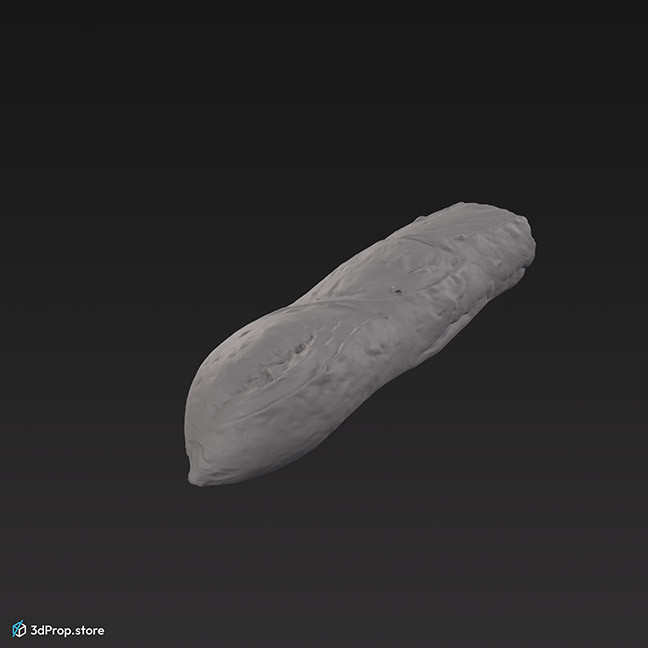 3D scan of a baguette.