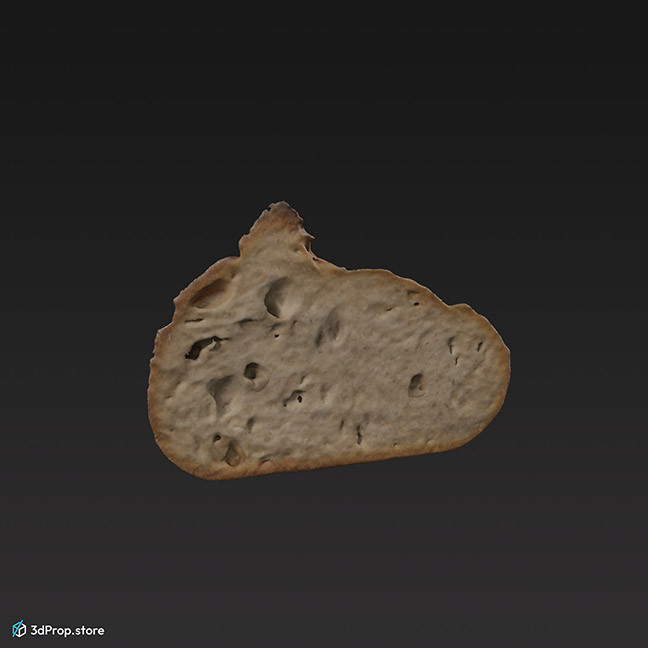 3D scan of a bread slice