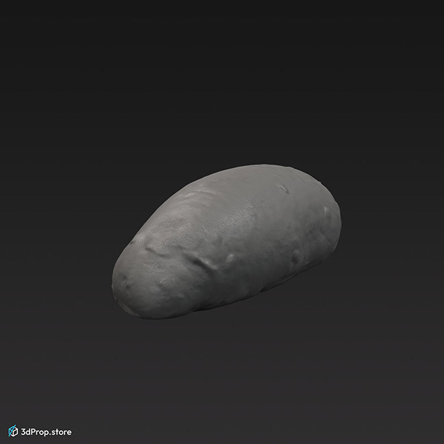 3D scan of a loaf of bread