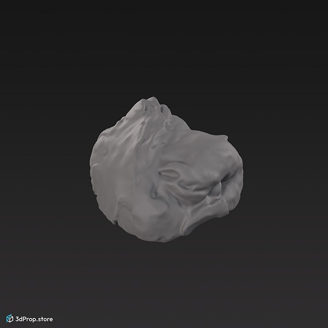 3D scan of a sweet roll.