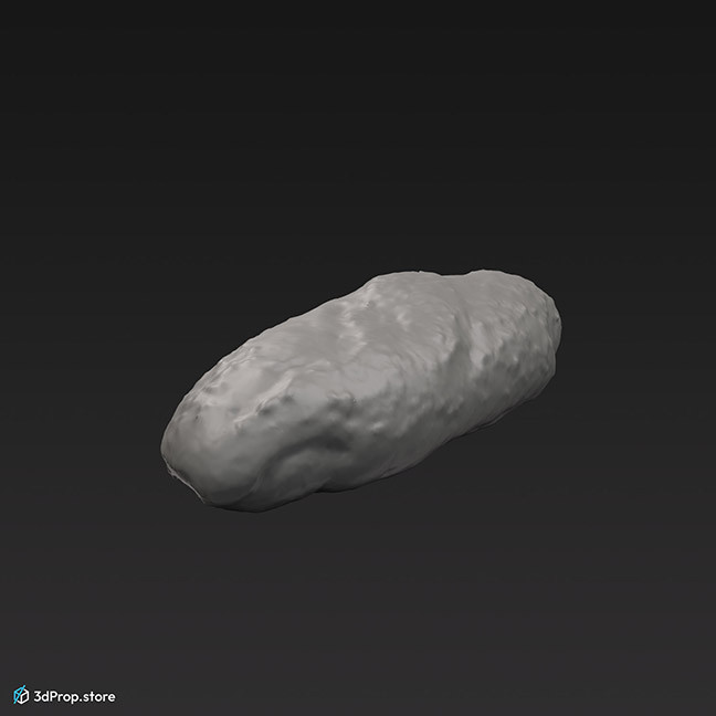 3D scan of a seeded bread roll