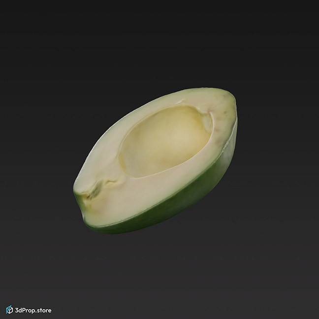 3D scan of an avocado