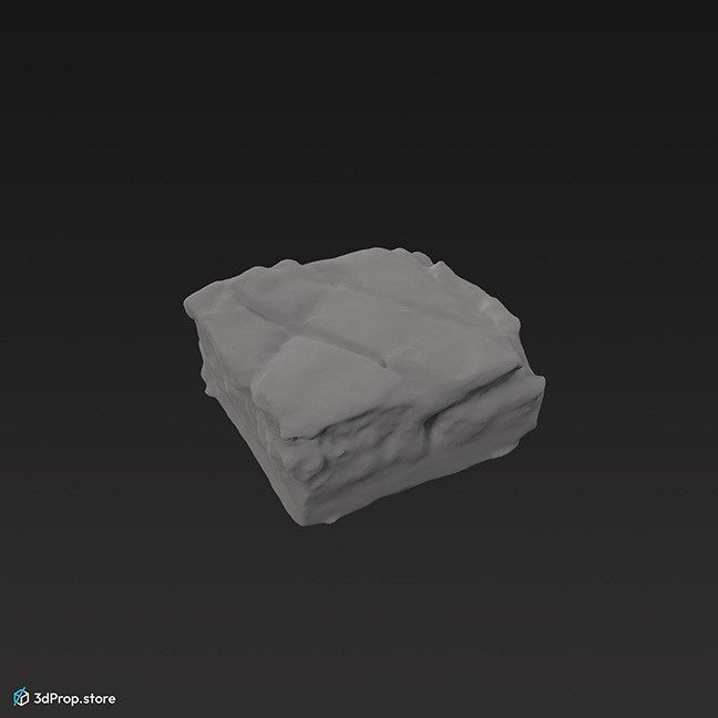 3D scan of a piece of apple pie