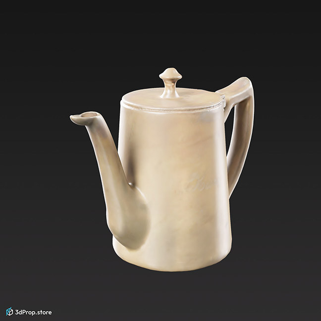 3D scan of a metal jug from the 1900s