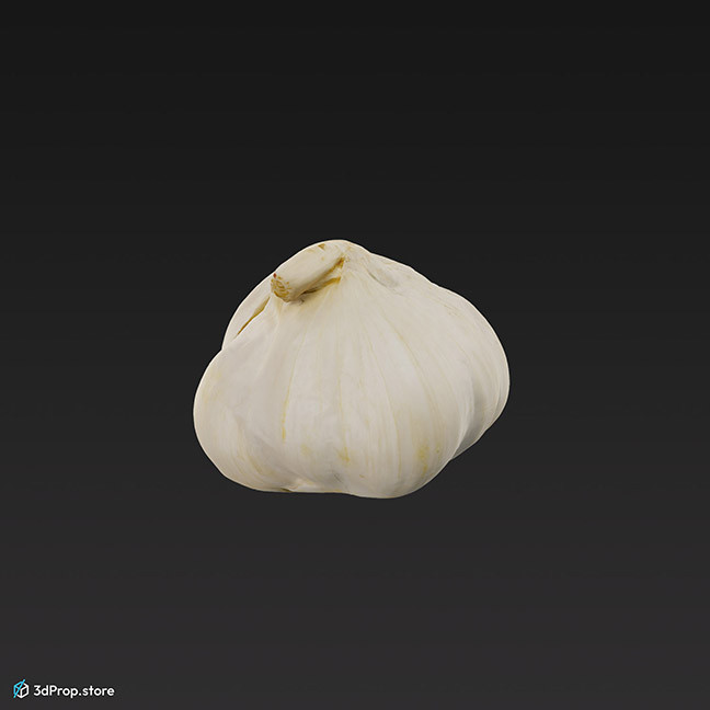 3D scan of a garlic