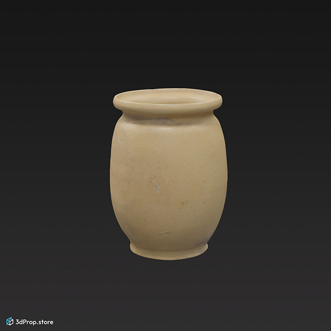3D scan of a ceramic jar from the 1900s