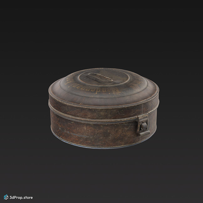 3D scan of a bread baking mold from the 1900s.