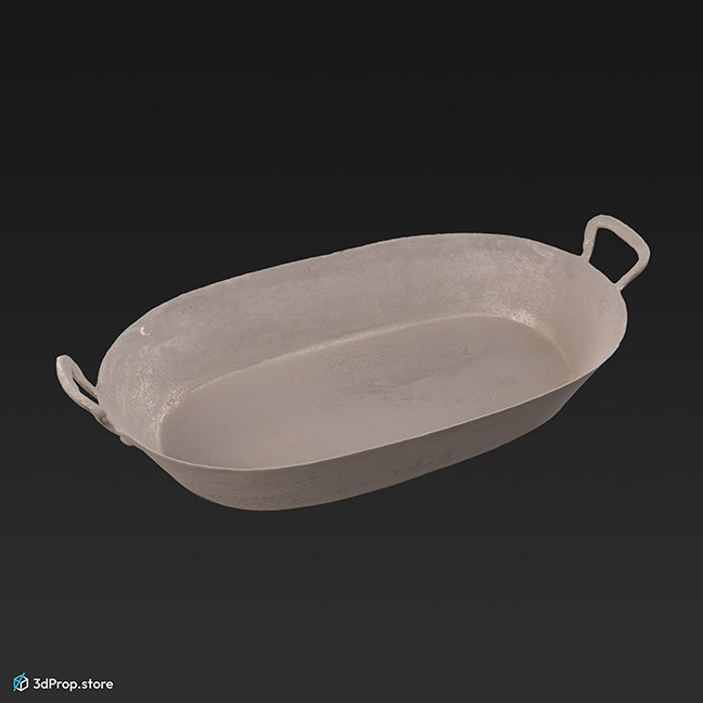 3D scan of a Tin roasting tray from the 1900s