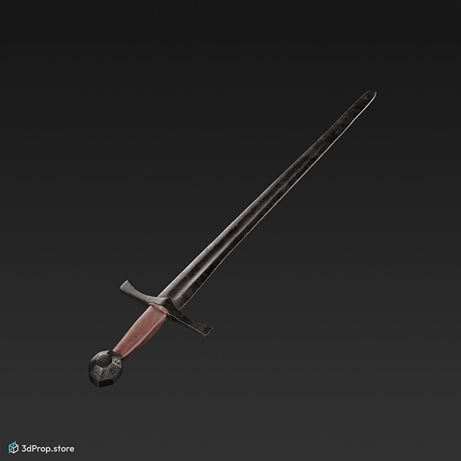 3D scan of a sword from the Middle Ages