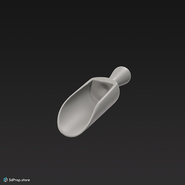 3D scan of a wooden measuring spoon