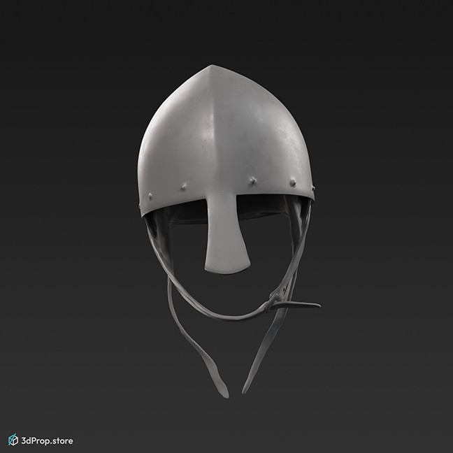 3d scan of a normann metal helmet from 900, Europe.
