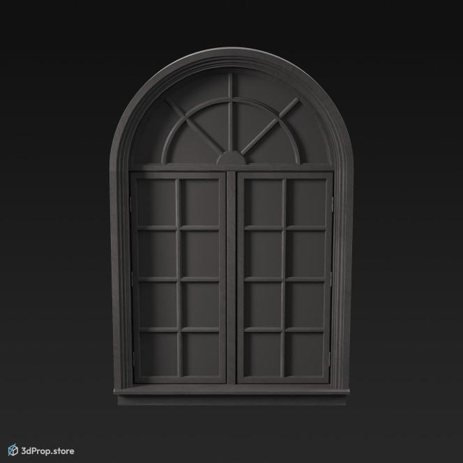 3D model of a window from 1960.