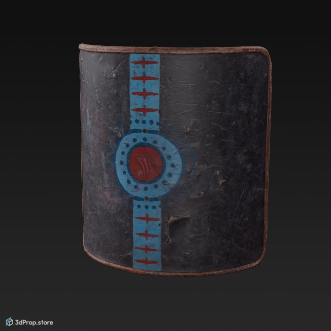 3D scan of a gladiator's shield from the Roman Empire.