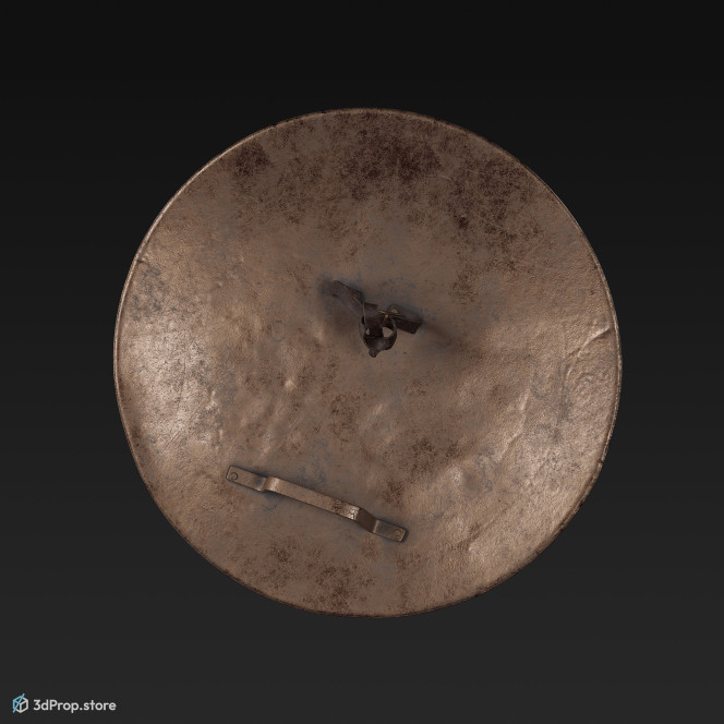 3D scan of a bronze shield of a gladiator from the Roman Empire.