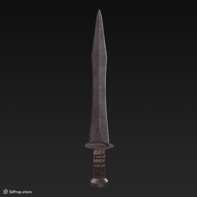 3D scan of a gladius - a gladiator's sword from the Roman Empire.