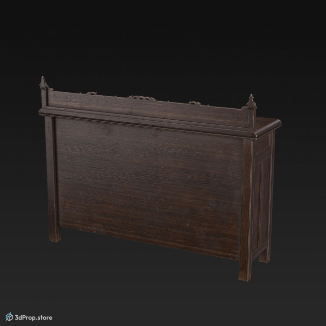 This is an original 3D model of a cabinet from the 1920s.