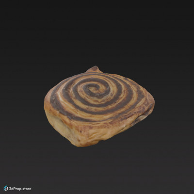3D scan of a cocoa roll