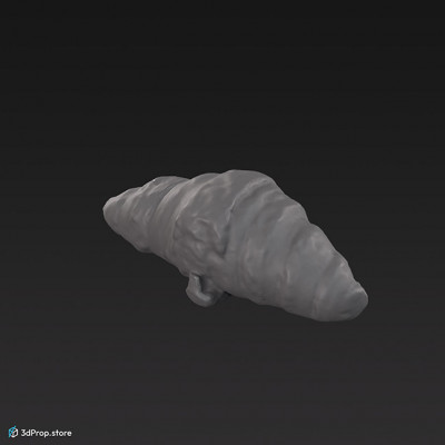 3D scan of a croissant.