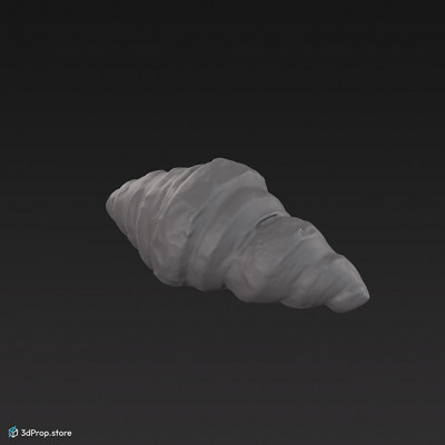 3D scan of a croissant.
