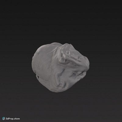 3D scan of a sweet roll.