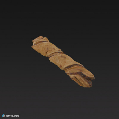 3D scan of a walnut twist.