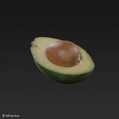 3D scan of an avocado.