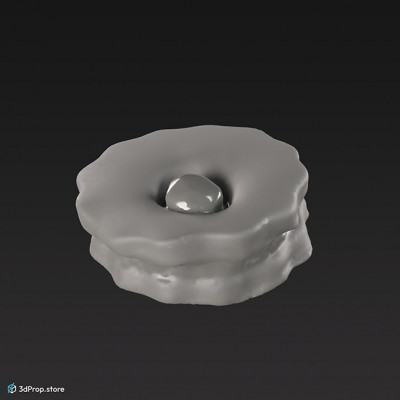 3D scan of a linzer cookie.