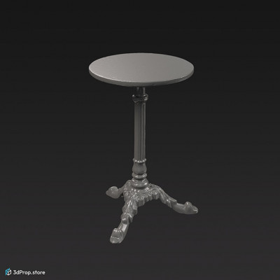3D scan of a small marble table from the 1900s Europe