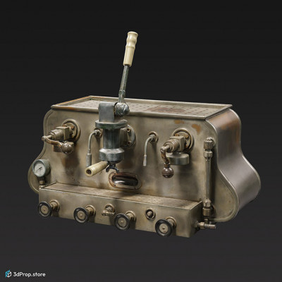 3D scan of a coffee machine from 1930s Hungary