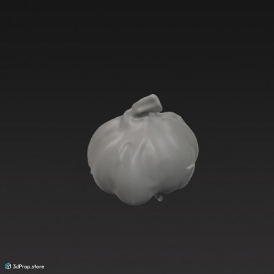 3D scan of a garlic