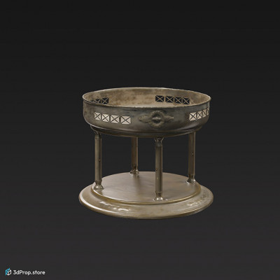 3D scan of a two level serving plate from the 1900s.