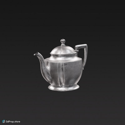 3D scan of a metal teapot.