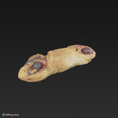 3d scan of a sweet roll