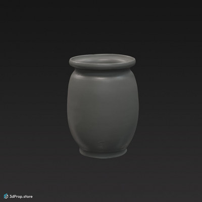 3D scan of a ceramic jar from the 1900s