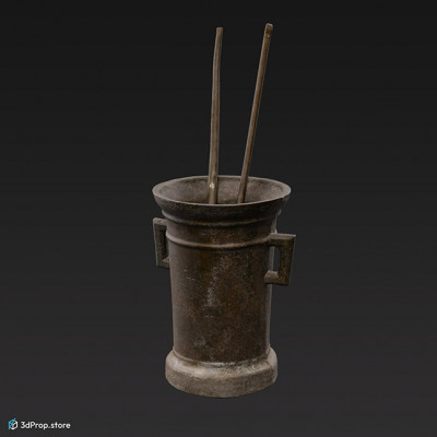 3D scan of a mortar from the 1900s.