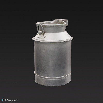 3d scan of a Tin milk can from the 1900s