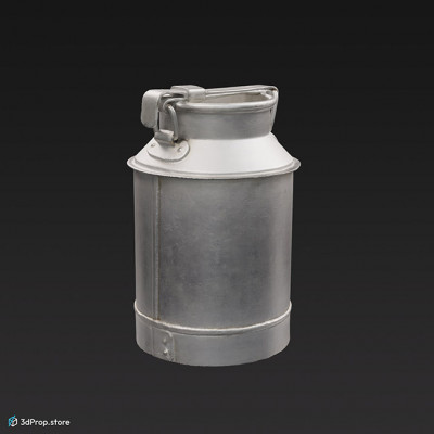 3d scan of a Tin milk can from the 1900s