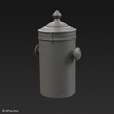 3D scan of an ice cream machine from the 1900s