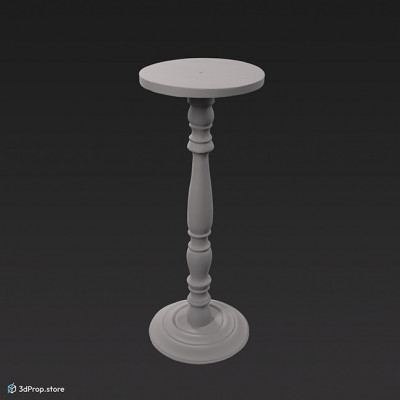 3D scan of a wooden flower stand from the 1900s