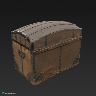 3D scan of a wooden chest.