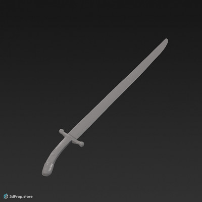 3D scan of a sword from the Middle ages.