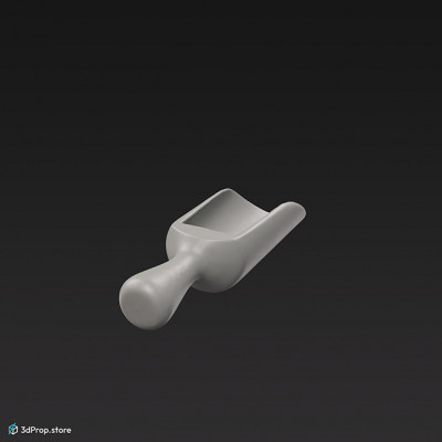 3D scan of a wooden measuring spoon