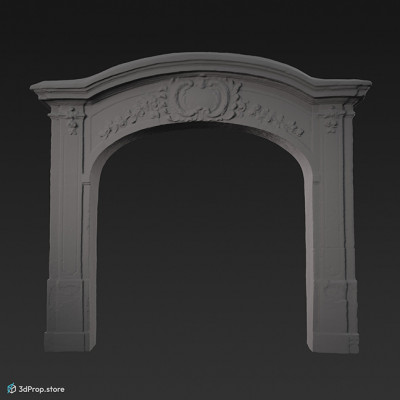 A photogrammetry recorded 3D model of a gateway.