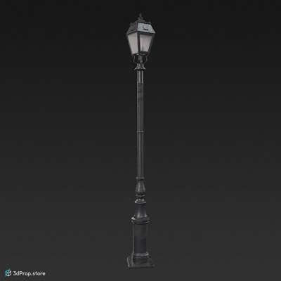 3d scan of a standing streetlight from the 19th century.