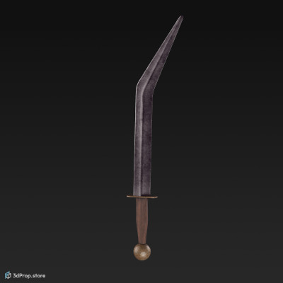 A 3D model based on a Sica - a gladiator sword from the Roman Empire.