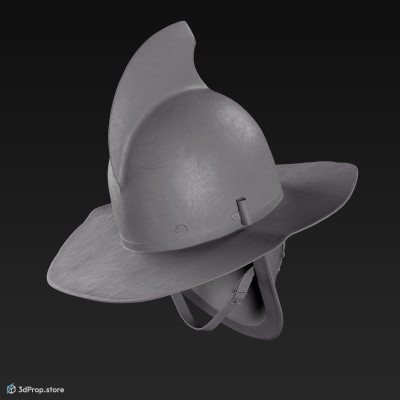 3d scan of a brimmed helmet typically worn by Thraex gladiators in the Roman Empire.