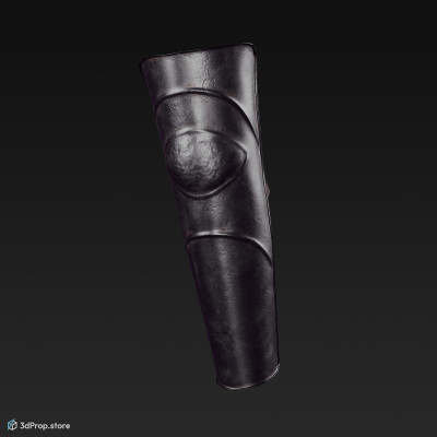 3D scan of tall greaves that were typically worn by Thraex gladiators in the Roman Empire.