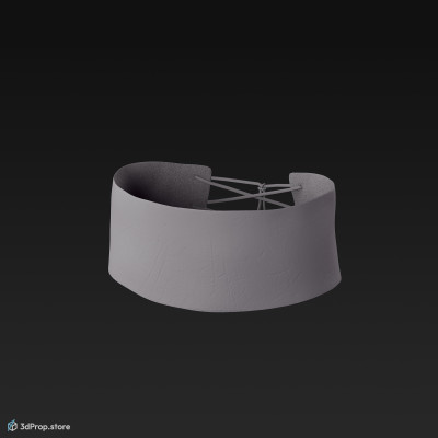 3D scan of a gladiator's leather belt from the Roman Empire.
