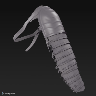 3D scan of a gladiator's Manica, an arm protector from the Roman Empire.