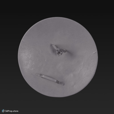 3D scan of a bronze shield of a gladiator from the Roman Empire.